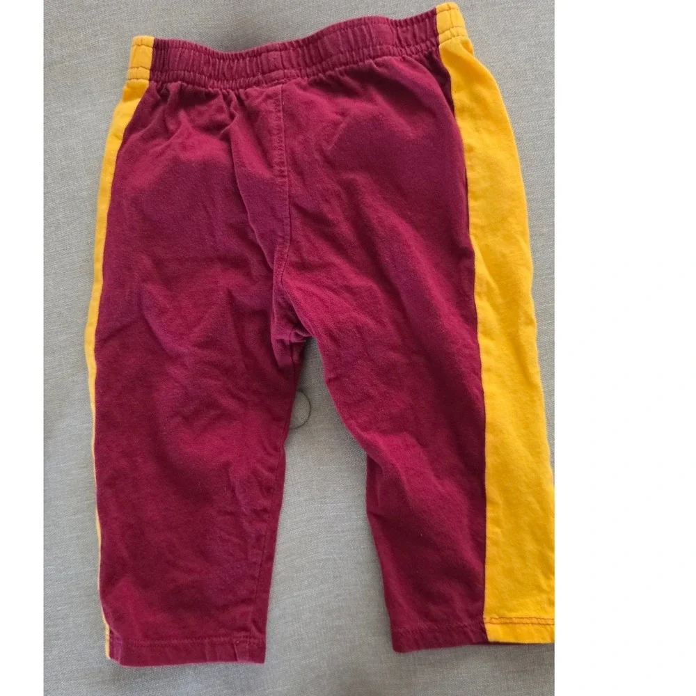 NFL Washington Commanders Baby Bodysuit Pants Set Burgundy Gold 6/9M unisex